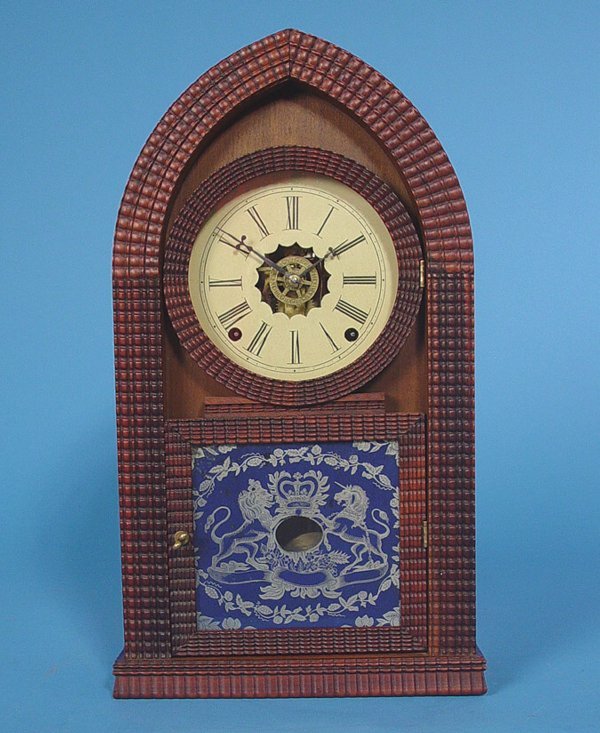 E.N. Welch Ripple Case Beehive Clock