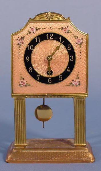 German Art Deco Pillar Clock