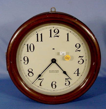 Hamilton Sangamo Electric Wall Clock Style 10701