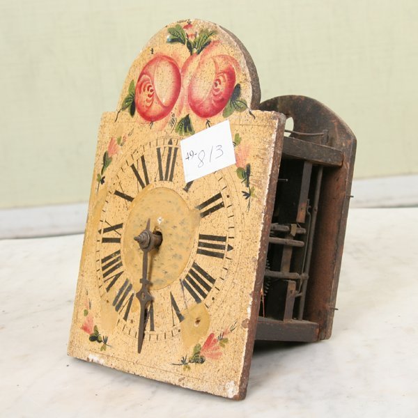 19th Century German small black forest wag-on-wall clock