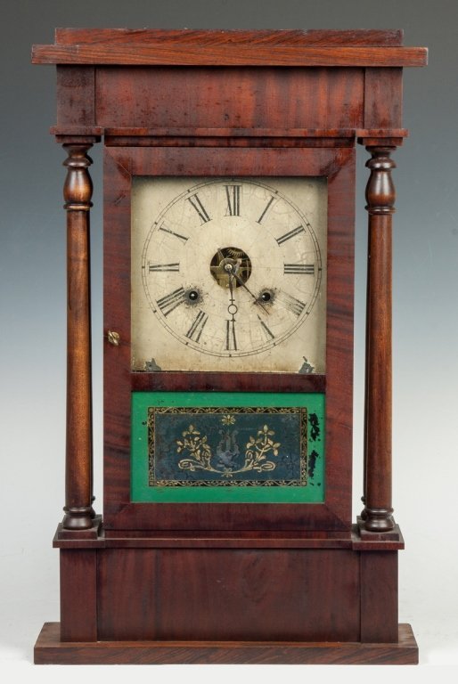 Sperry & Shaw Four Column Shelf Clock, NY