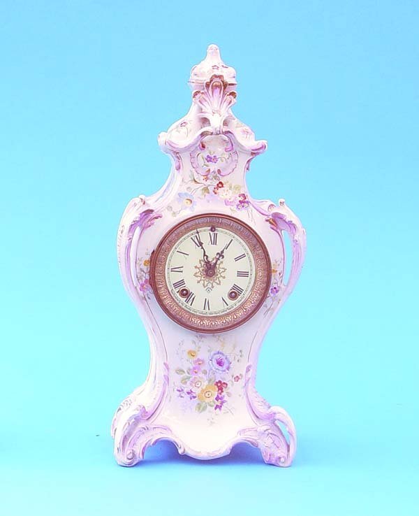 Ansonia China Mantel Clock