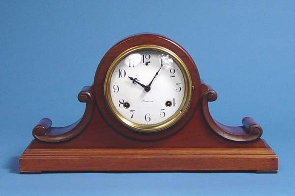 Sessions Mahogany Tambour Mantel Clock