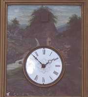 Unusual Early Picture Frame Cuckoo Clock