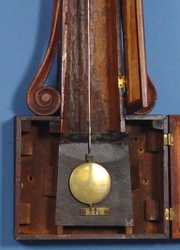 Early American Mahogany Banjo Clock