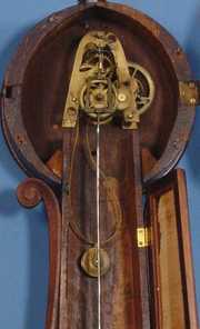 Early American Mahogany Banjo Clock