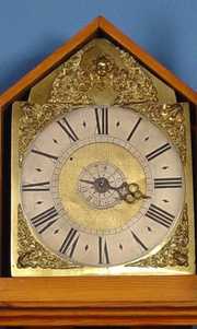 Early English WT DRVN Alarm Wall Clock