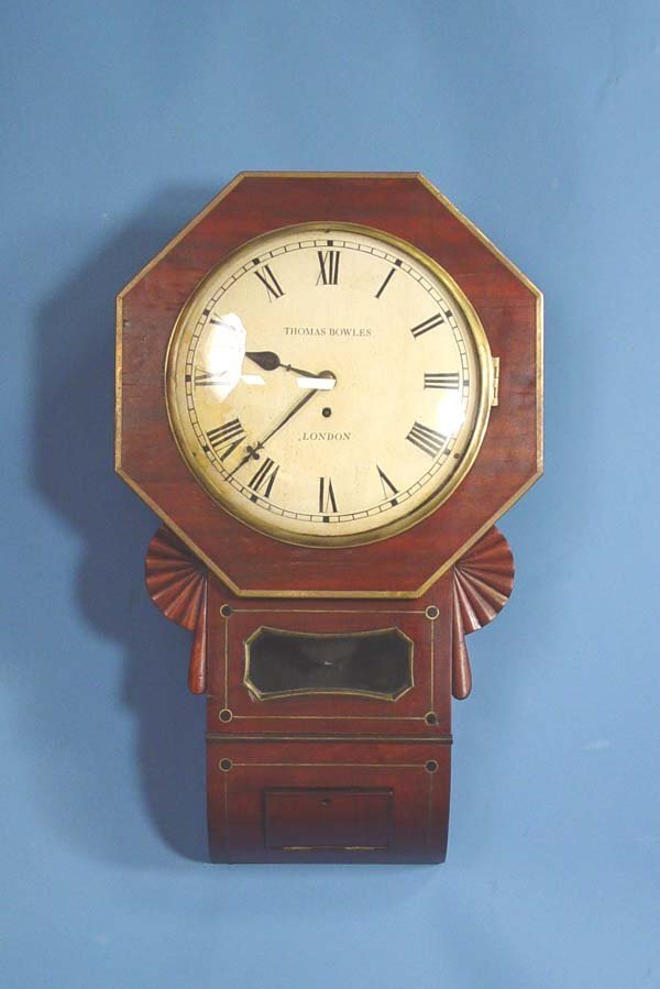 London England Fusee Regency Wall Clock