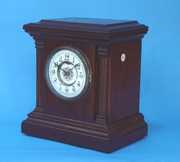 Rare Electric Self Winding Walnut Shelf Clock