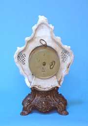 Rare Porcelain Alarm Clock Holder & Clock