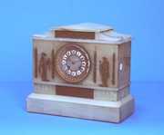 Classic Greek Style Onyx Mantel Clock