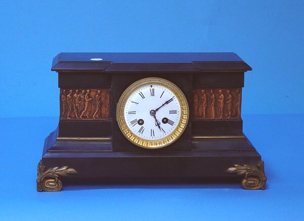 French Classic Roman Style Mantel Clock