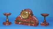 Japy Freres Art Deco Clock Set