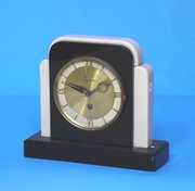 German Marble Art Deco Mantel Clock