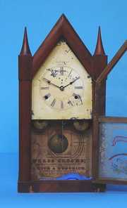 Smith & Goodrich Fusee Steeple Shelf Clock