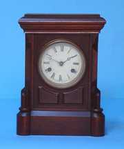 Small Walnut G.B. Owens Shelf Clock