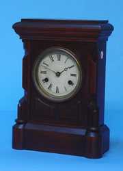 Small Walnut G.B. Owens Shelf Clock