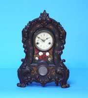 American Clock Company Iron Front Clock