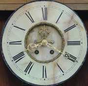 Unusual Open Escapement Pine Wall Clock