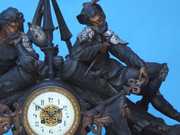 Massive Renaissance Japy Freres Statue Clock