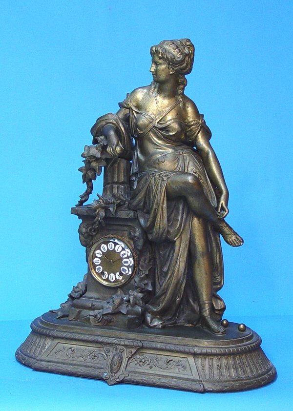 Large Seth Thomas & Sons Figural Statue Clock