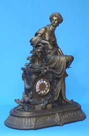 Large Seth Thomas & Sons Figural Statue Clock