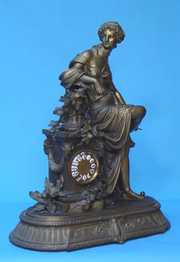 Large Seth Thomas & Sons Figural Statue Clock