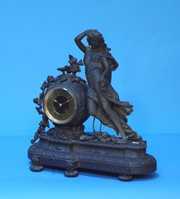 S Marti Figural Statue Mantel Clock