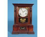 London Model Rosewood Shelf Clock