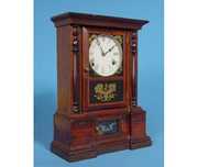 London Model Rosewood Shelf Clock