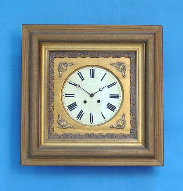 French Gilt Picture Frame Wall Clock