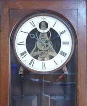 Large Oak Jewelers Regulator Clock