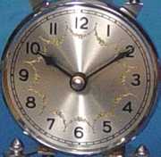 Art Deco Chrome 400 Day Mantel Clock