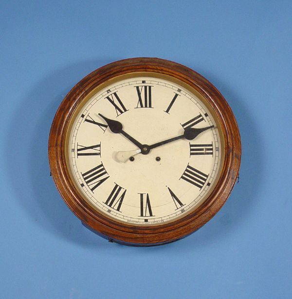 Large Waterbury Oak Gallery Wall Clock