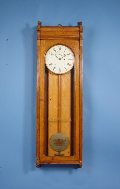 Large Oak Howard #89 Wall Clock