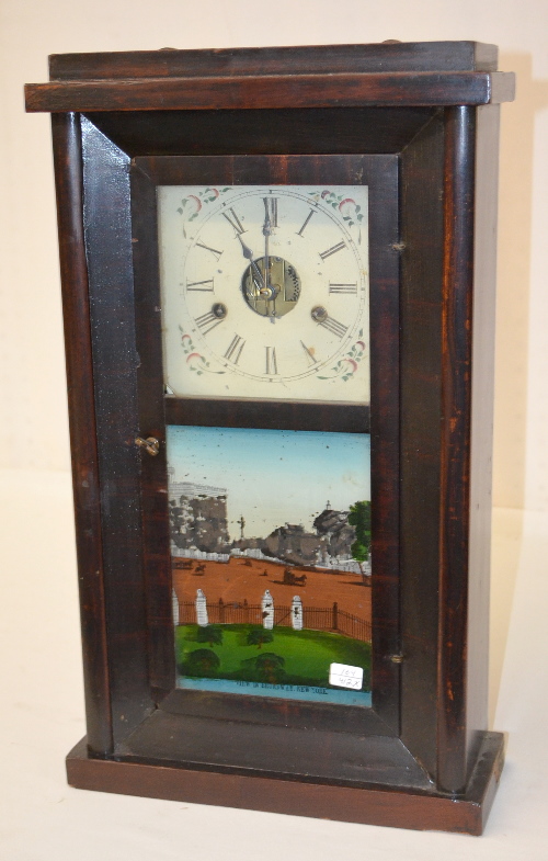 Antique Sperry & Shaw Weight Driven Shelf Clock