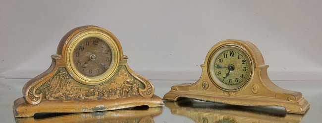 2 American Novelty Clocks