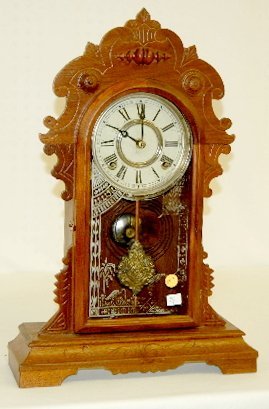 E.N. Welch Kitchen Clock, 8 Day T & S