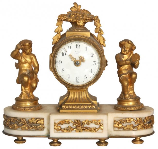 Farcot Miniature French Figural Clock