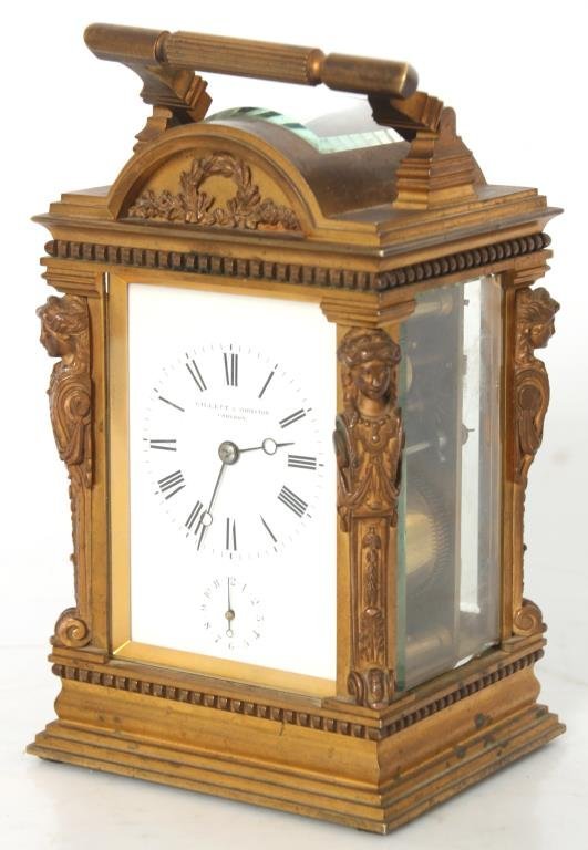 J. Soldano Hour Repeater Carriage Clock w/ Alarm
