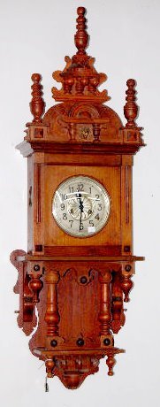 Gustav Becker Hanging Free Swinger Clock