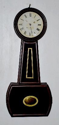 Howard & Davis #4 Weight Driven Banjo Clock