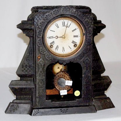 Kroeber Iron Case Shelf Clock