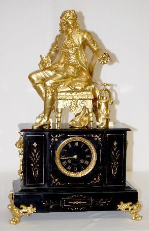 L. P. Japy & Cie 1878 Slate Mantel Clock