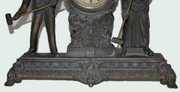 Ansonia Double Statue Clock, “Croquet”