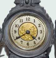 Ansonia Double Statue Clock, “Croquet”