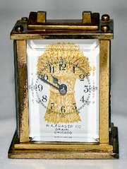 W.E. Fraiser, Chicago Advertising Carriage Clock