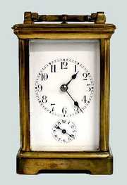 French Repeater Alarm Carriage Clock