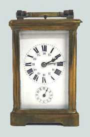 Antique French Striking Alarm Carriage Clock