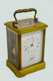 French Japy Freres Alarm Carriage Clock